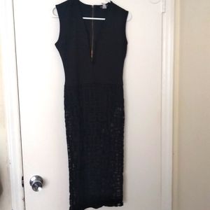 Black evening dress